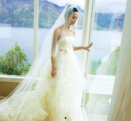 明星新娘婚纱,明星新娘的梦幻婚纱精选